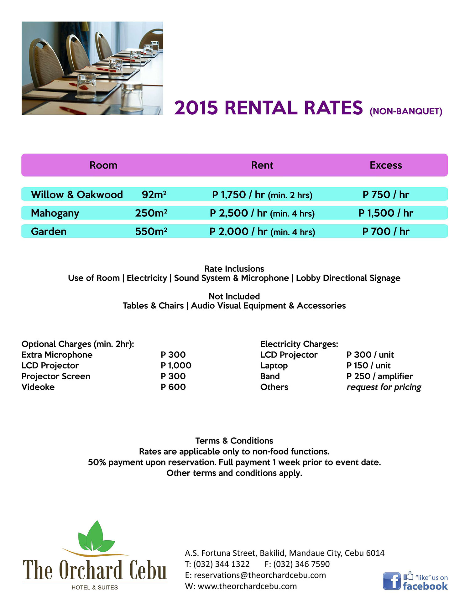 Rental Non-Banquest
